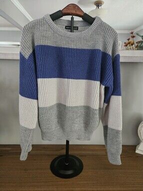 Color Block Sweater Medium.